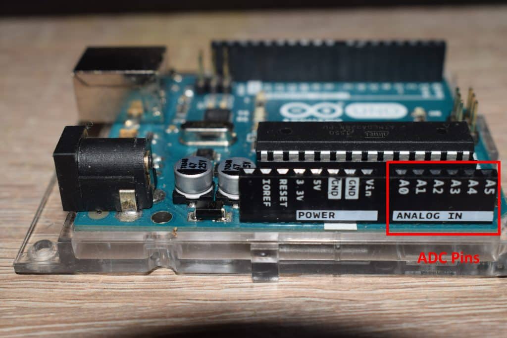 Arduino ADC pins