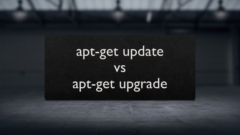 sudo apt get update upgrade differences