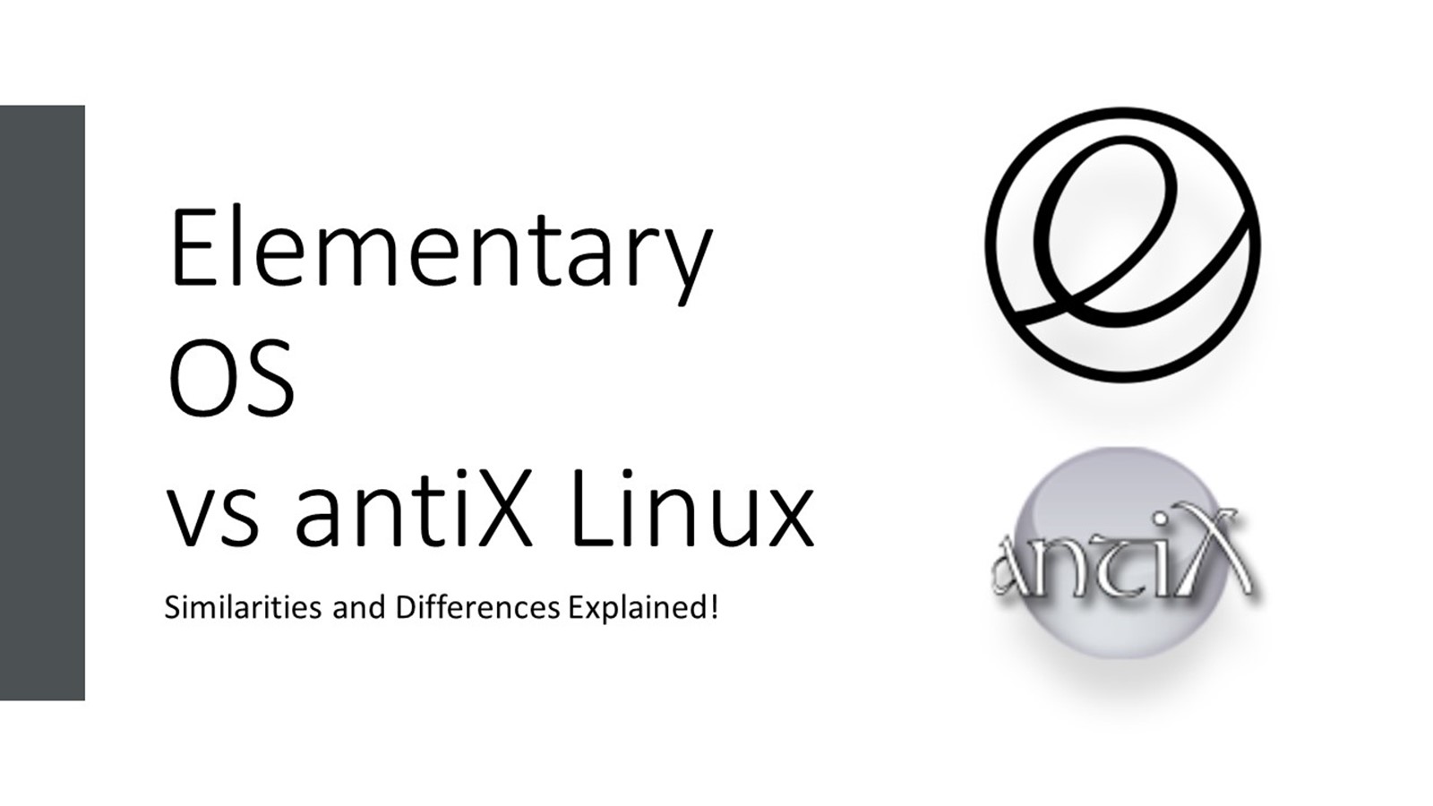 Elementary OS vs antiX: Similarities & Differences!