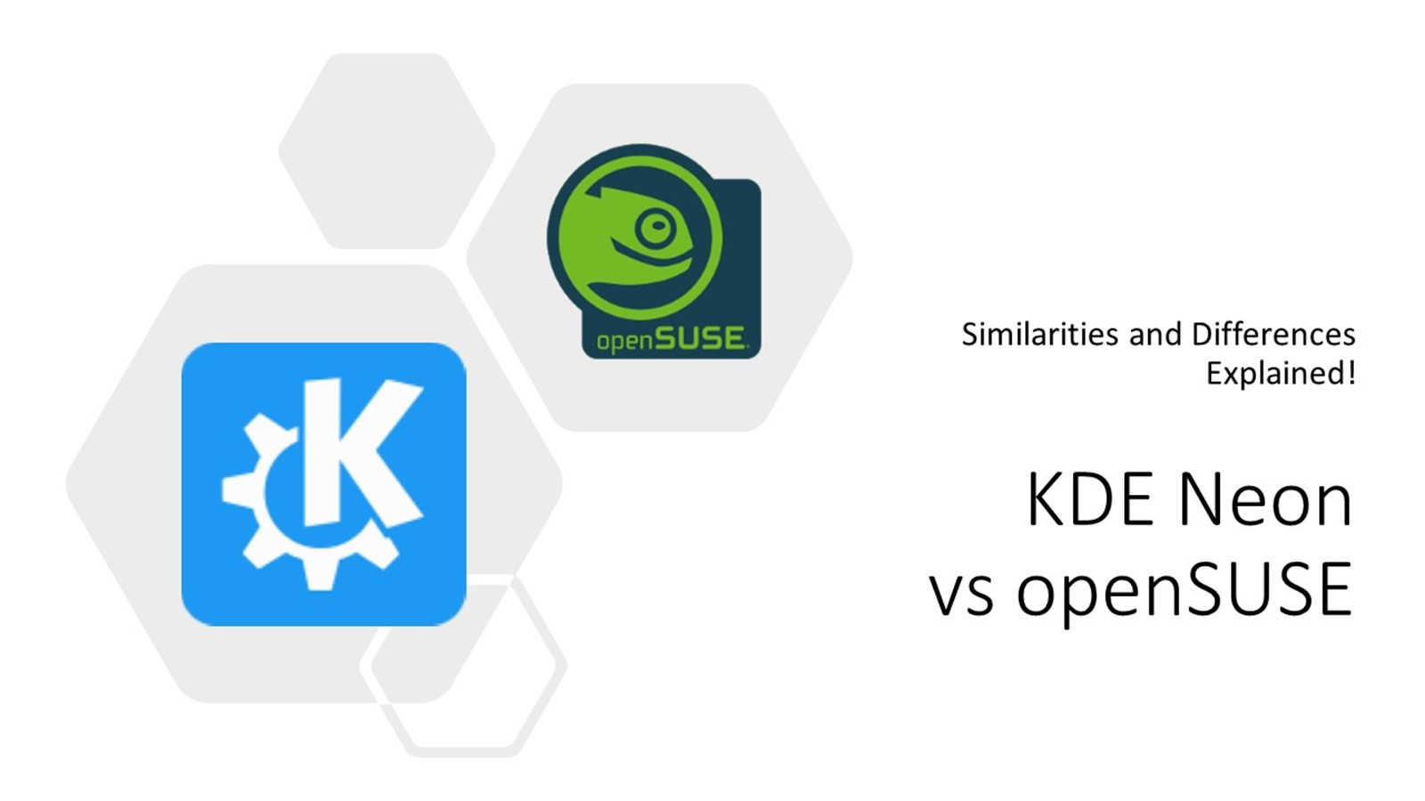 KDE Neon vs OpenSUSE: Similarities & Differences!