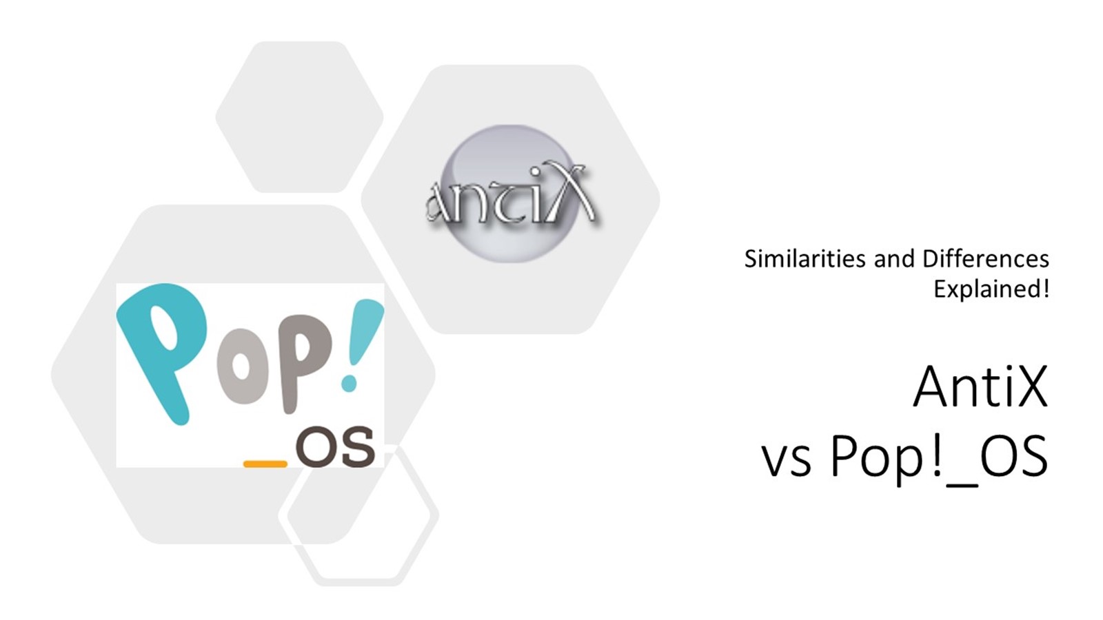 antiX vs Pop!_OS: Similarities & Differences!