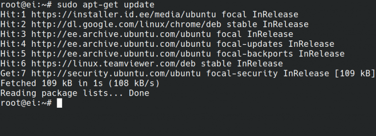 sudo apt update all packages